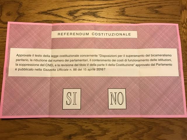 10 motivi (personali) per cui oggi ho votato si al referendum costituzionale